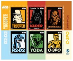 Correos presenta un sello conmemorativo de "Star Wars" en el 40 aniversario de la saga