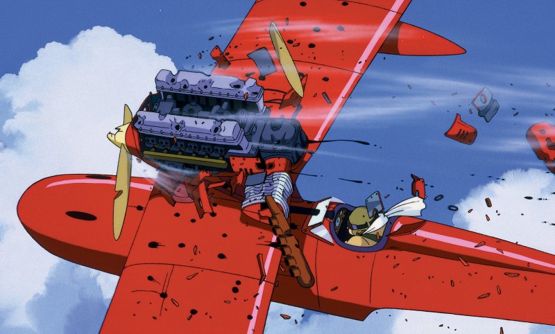 porco rosso plane skying porco rosso plane skying