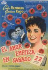 EL AMOR EMPIEZA EN SABADO