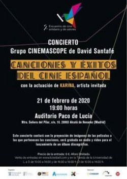 CONCIERTO CANCIONES Y ÉXITOS DEL CINE ESPAÑOL