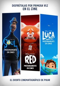 3 PELICULAS DE PIXAR SE ESTRENAN POR VEZ PRIMERA EN CINES