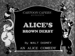 Cortometraje completo... ALICE'S BROWN DERBY