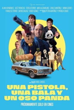 UNA PISTOLA UNA BALA Y UN OSO PANDA