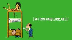 Curiosidades de... NO FIRMES MAS LETRAS CIELO